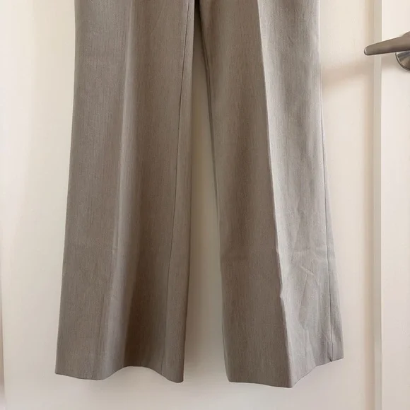 Express Editor Light Taupe Pinstripe Dress Pants - Picture 5 of 7